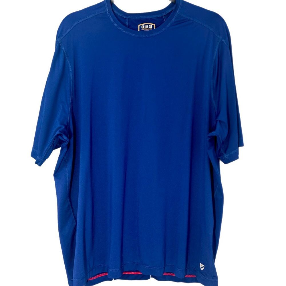 Cremieux Club 38 Performance Shirt Size XL Royal Blue